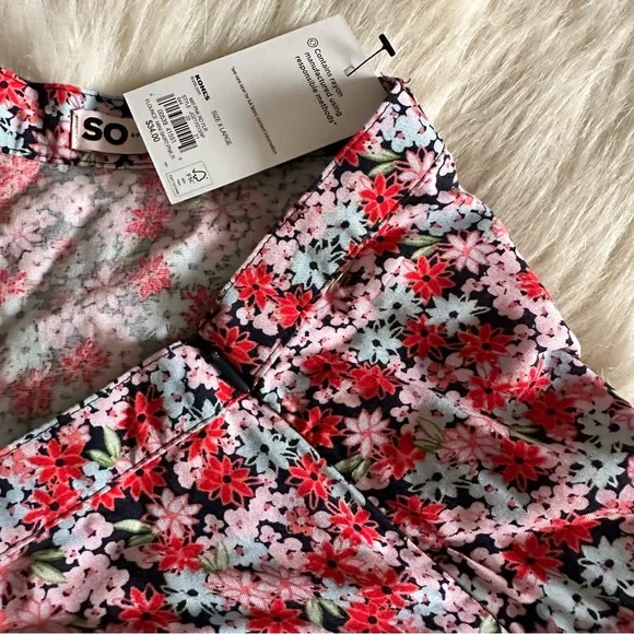 NWT SO Floral Miniskirt - Picture 4 of 7